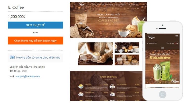 Haravan Theme và tổng hợp Template Haravan đẹp
