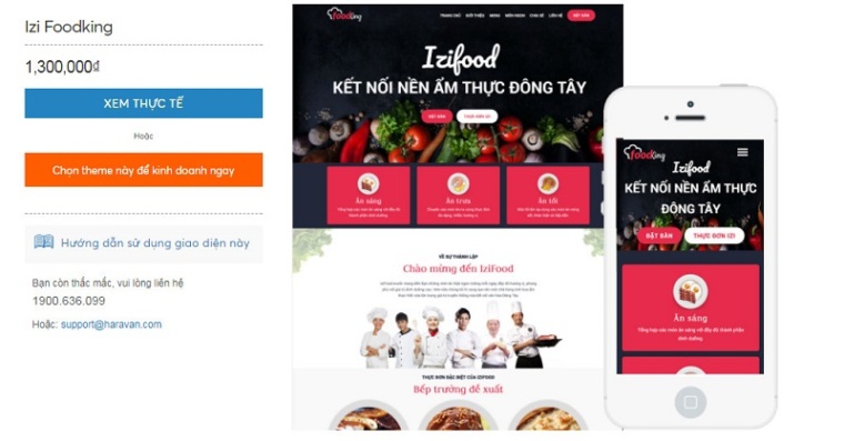 Haravan Theme và tổng hợp Template Haravan đẹp