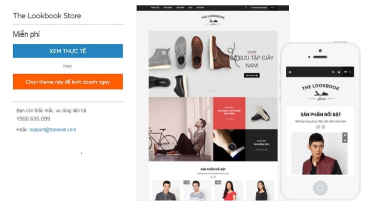 Haravan Theme và tổng hợp Template Haravan đẹp
